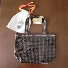 TULLY'S COFFEE HAPPY BAG トートバッグ　　　巾着袋付き