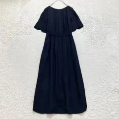 23区】24SS 大きいサイズ 48 洗える ストレッチ ツイル ワンピース