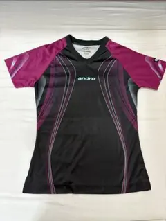 andro 卓球ウェア 36/XS 黒/ピンク