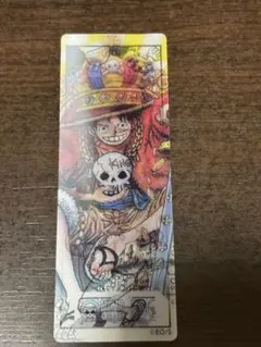 集英社ナツコミ◇レンチキュラーしおり＆ステッカー集【ONE PIECE