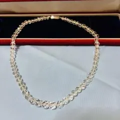 水晶ネックレスシルバー留具