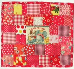 ☆パッチワークタペストリー ハンドメイド メリーボンボン 30's サーティーズ