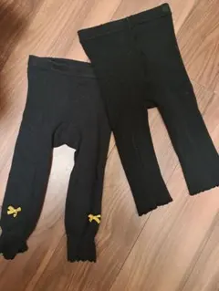 UNIQLO ベビー レギンス 80サイズ &リボンつきレギンス