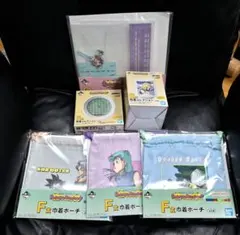 一番くじドラゴンボール D賞 E賞×２F賞×３セット　 ブルマ万年カレンダー