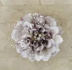 コサージュ/177 ラベンダークリーム　ハンドメイド　卒業式　入学式　セレモニー