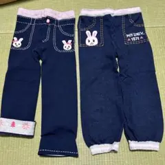 2枚セット　ミキハウス　パンツ　レギンス スパッツ