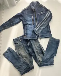 TORA デニムジャケットS・パンツMセット 寅壱 作業着