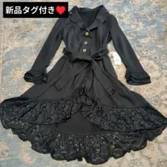 新品タグ付き♡axes femme♡裏毛素材テーラーコーディガン 黒 ゴシック