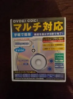 ♦ELECOM CK-MUL3 DVD/CDレンズクリーナー (1、2度使用)