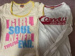 ココルル　CO&LU 半袖Tシャツ、長袖　2点セットのサムネイル