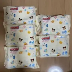 新品未開封　グーン　GOO.N おしりふき　70枚入り　5パック　セット