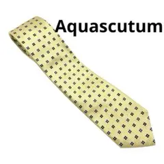 Aquascutum アクアスキュータム ネクタイ シルク100%小紋柄 日本製のサムネイル