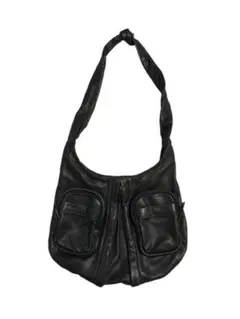 SAN263-1 LEATHER SLING BAG / BLK - メルカリ