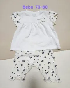 Bebe 半袖　セットアップ　70~80