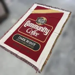 企業系 コミュニティコーヒー マルチカバー ソファカバー ラグ 185x124