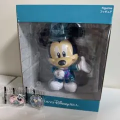 東京ディズニーシー ミッキーフィギュア　25周年限定　ピンバッチセット