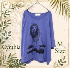 シンシア【M】Tシャツ ライオンプリント ドルマン ゆるだぼ 個性派 y2k