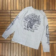 MWS モーターサイクルプリント 長袖 Tシャツ ロンT バイク ルード系のサムネイル