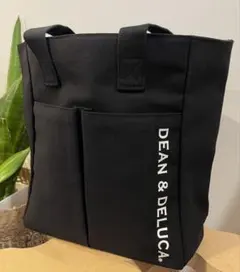 シンプルデザイン キャンバストート ブラック DEAN & DELUCA 新品