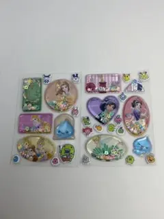 セリアディズニープリンセスシール※ホコリあり画像確認お願いします※