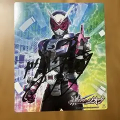 仮面ライダーGIRLS サイン入りポスター E-X-A 仮面ライダーガールズ メンバー 直筆サイン入り ポスター 仮面