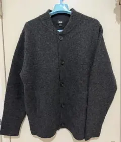 【新品未使用】UNIQLO ダークグレー カーディガン M