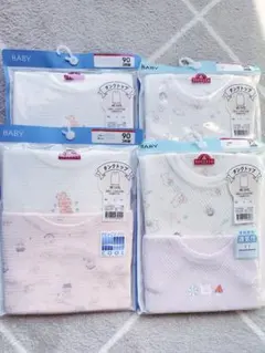 イオン トップバリュ　下着　肌着　タンクトップ 半袖　90 8枚