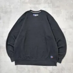 マ*ン様 Russell Athletic　スウェット　無地　チャコールグレー