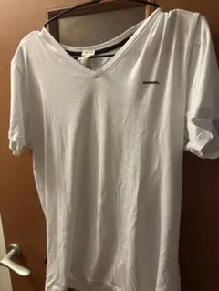 “美品” DIESEL VネックTシャツ ホワイト M