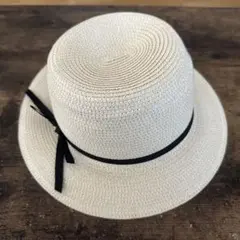 美品　コムサイズム　麦わら帽子　57.5cmのサムネイル