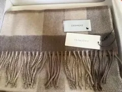 macocca カシミヤマフラー　大判マフラー　カシミヤ100%