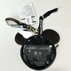 ミッキーマウス ポーチ　パスケース　チャームストラップ　TDL限定