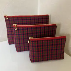 ファミリア風ポーチ３点セット