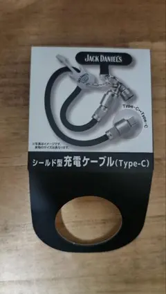 Jack Daniel's シールド型充電ケーブル(Type-C)