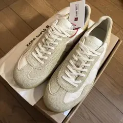 【新品未使用】ZARA SRPLS LTHR SNKRS レザースニーカー 40のサムネイル