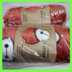 ディズニー　赤　レッド　ベイマックス　毛布　BIGブランケット　ひざ掛け
