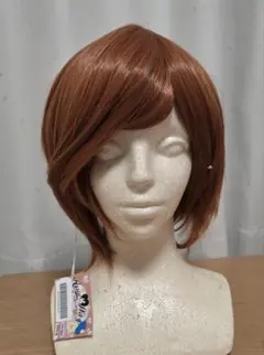 コスプレウィッグAssist ショートウィッグ オレンジ寄りのブラウン★未使用のサムネイル