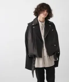 レザー ライダースHARE 2way