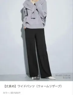 新品タグ付き　PLSTワイドパンツ