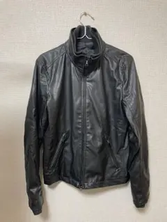 THE SHOP TK フェイクレザージャケット レディースM ブラック