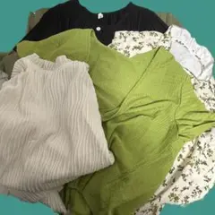 temu グリーン　セット