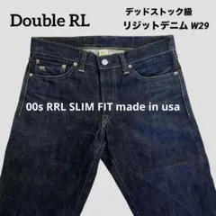 00s RRL ダブルアールエル SLIM FIT USA製 リジット W29のサムネイル