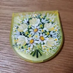 トールペイント　コンパクトミラー