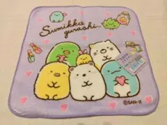 【新品】すみっコぐらし 抗菌防臭 プチタオル　タオルハンカチのサムネイル