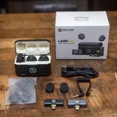 Hollyland LARK M2 Comboワイヤレスマイク　ピンマイク