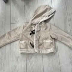 COMME CA ISM フード付きダッフルコート 90cm