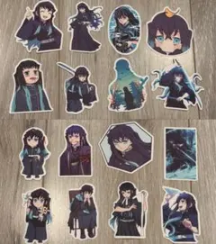 時透無一郎　ステッカー　16枚セット　④⑤