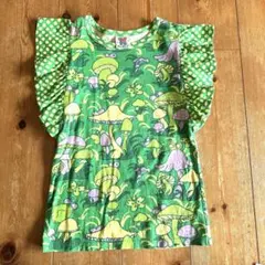 グラグラ　バナバナ　VanaVana キノコ柄 フリル　Tシャツ　120のサムネイル