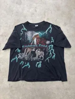 90‘s アメリカンサンダー　forever free インディアン　XXL