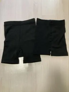 ブラック スパッツ 120 2枚セット